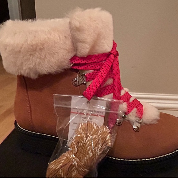 J. Crew, New in Box with Tags, Nordic Winter Boots, Glazed Pecan, Size 8 - Picture 4 of 10
